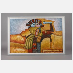 B. Long, Indianische Abstraktion