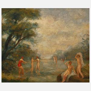 Alfred Buchta, "Frauen am See"