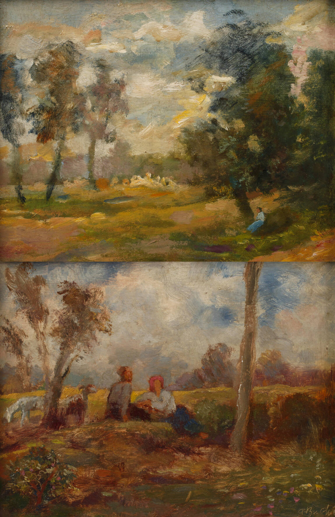 Alfred Buchta, Paar sommerliche Landschaften