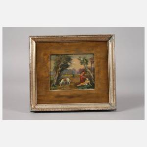 Alfred Buchta, attr., Abendliche Szene