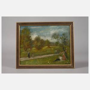 Alfred Buchta, Sommer im Park