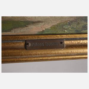 Alfred Buchta, Im Schlosspark