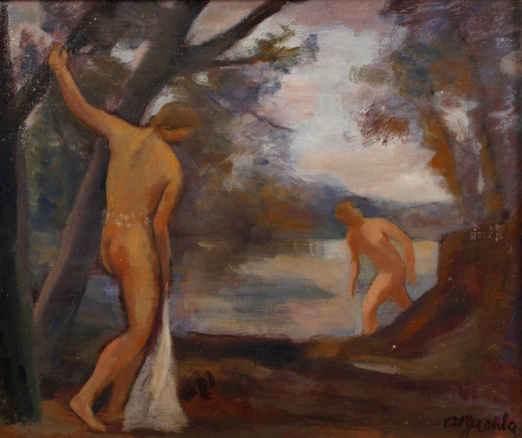 Alfred Buchta, Frauen am See