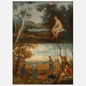 Alfred Buchta, Paar Gemälde