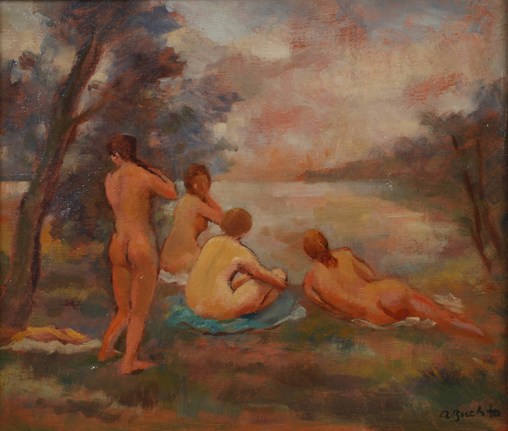 Alfred Buchta, Frauen am See
