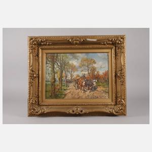 Paul Burmeister, Auf dem Heimweg