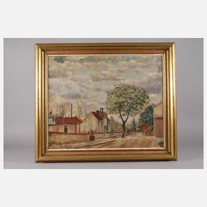 Frank Burty-Haviland, Französische Dorfstraße