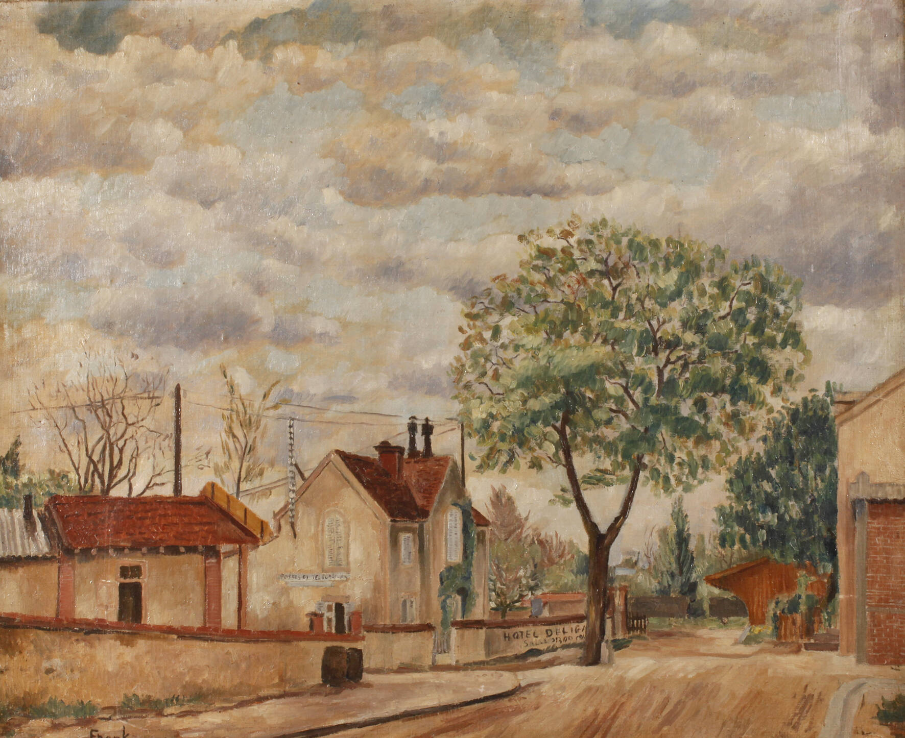 Frank Burty-Haviland, Französische Dorfstraße