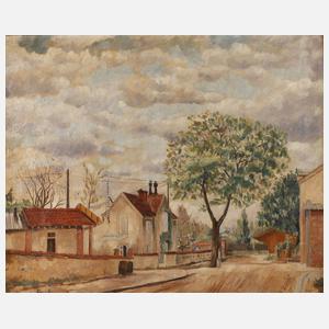 Frank Burty-Haviland, Französische Dorfstraße