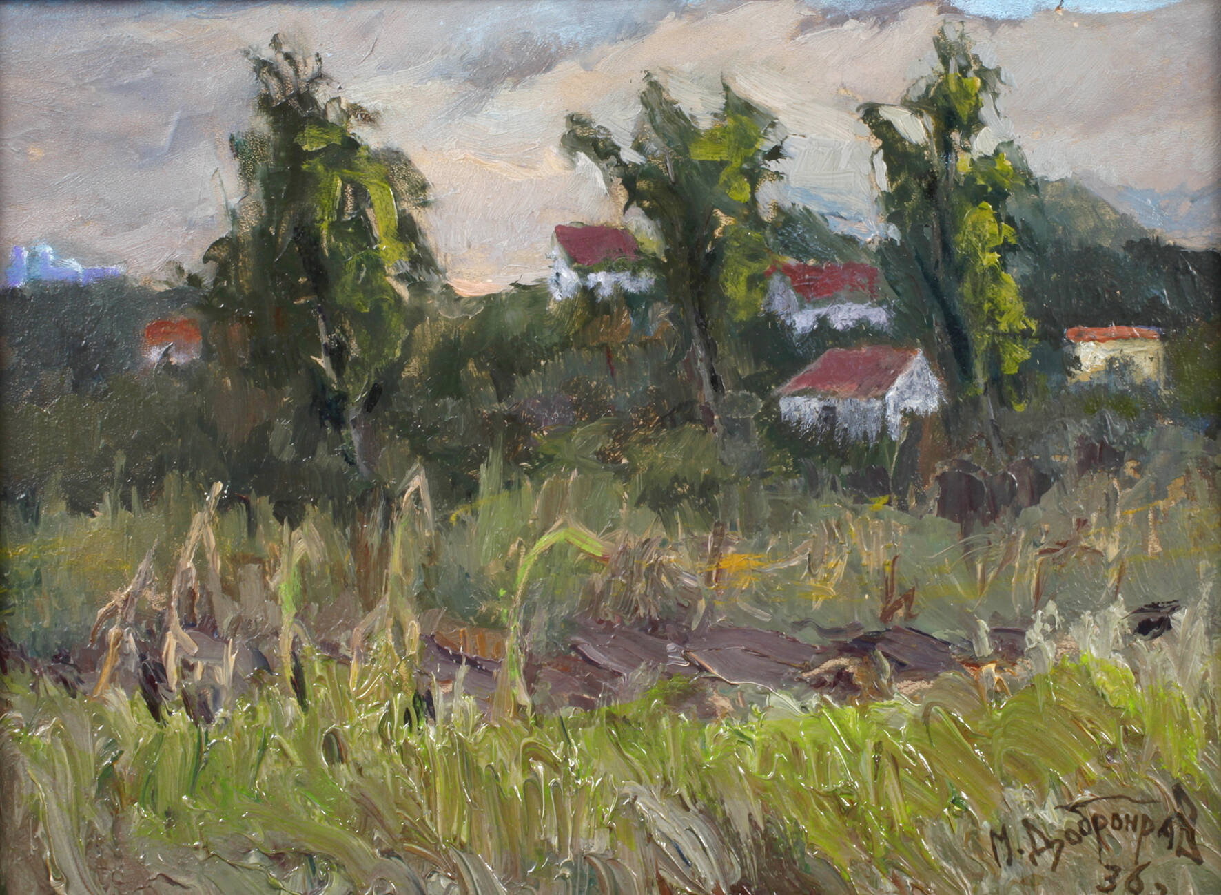 Michail Nikolaevic Dobronravov, Am Dorfrand