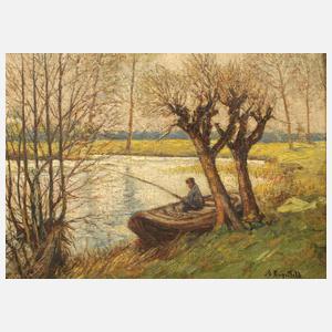 Albert Engstfeld, Angler am See