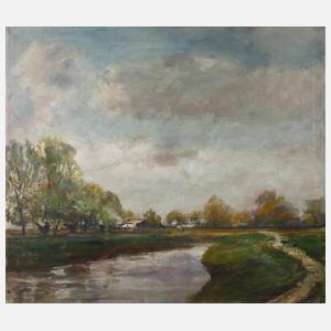 Richard Falkenberg, Niederrheinische Flusslandschaft