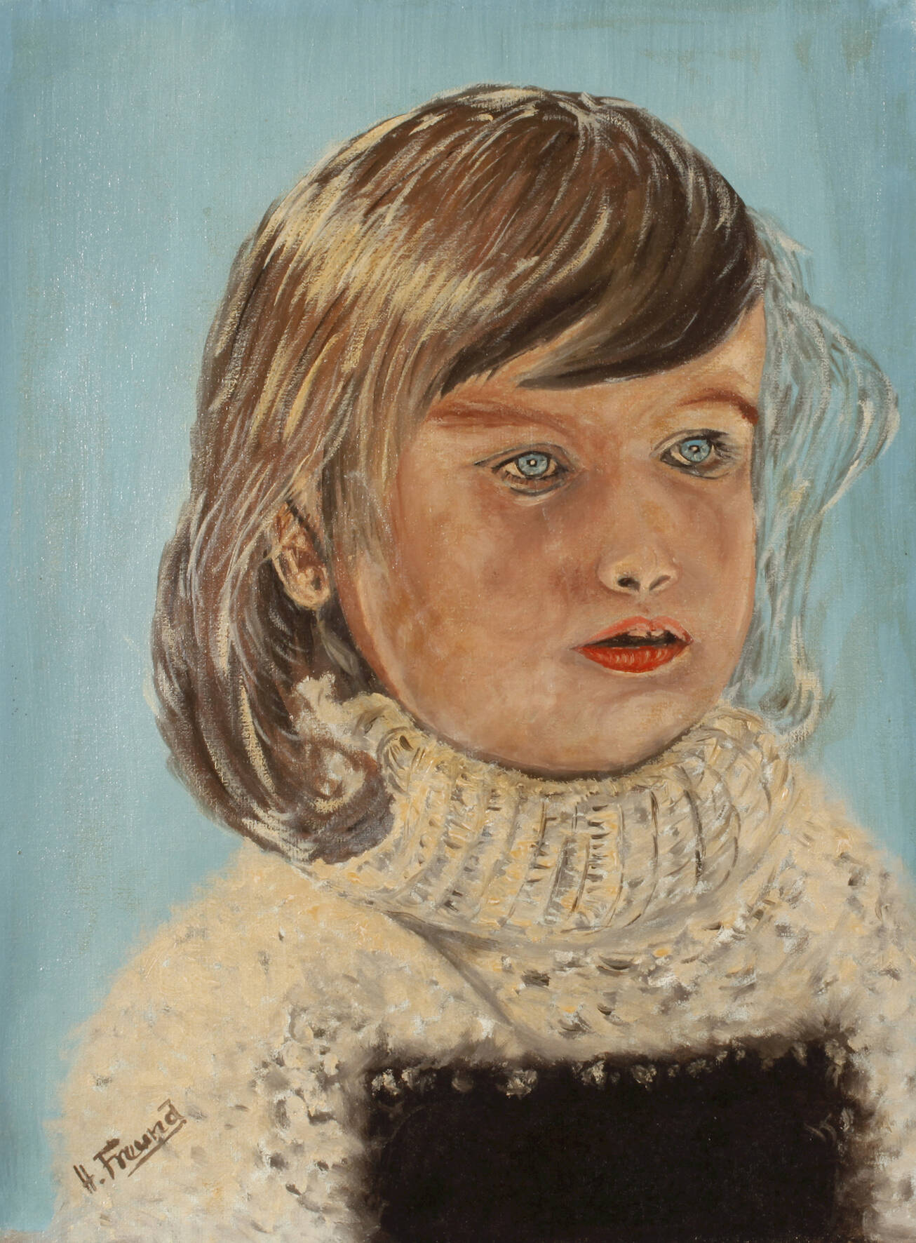 H. Freund, Mädchenportrait