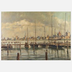 Walter Gemm, Ansicht von Rostock