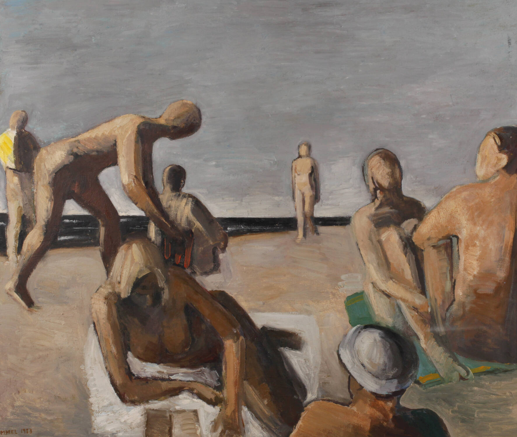 Lothar Gemmel, Am Strand