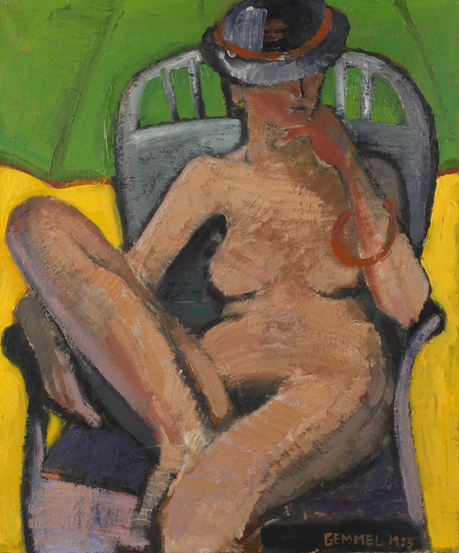 Lothar Gemmel, Im Sessel ruhender Akt