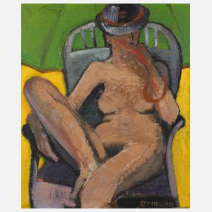 Lothar Gemmel, Im Sessel ruhender Akt