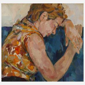 Lothar Gemmel, Schlafende Frau