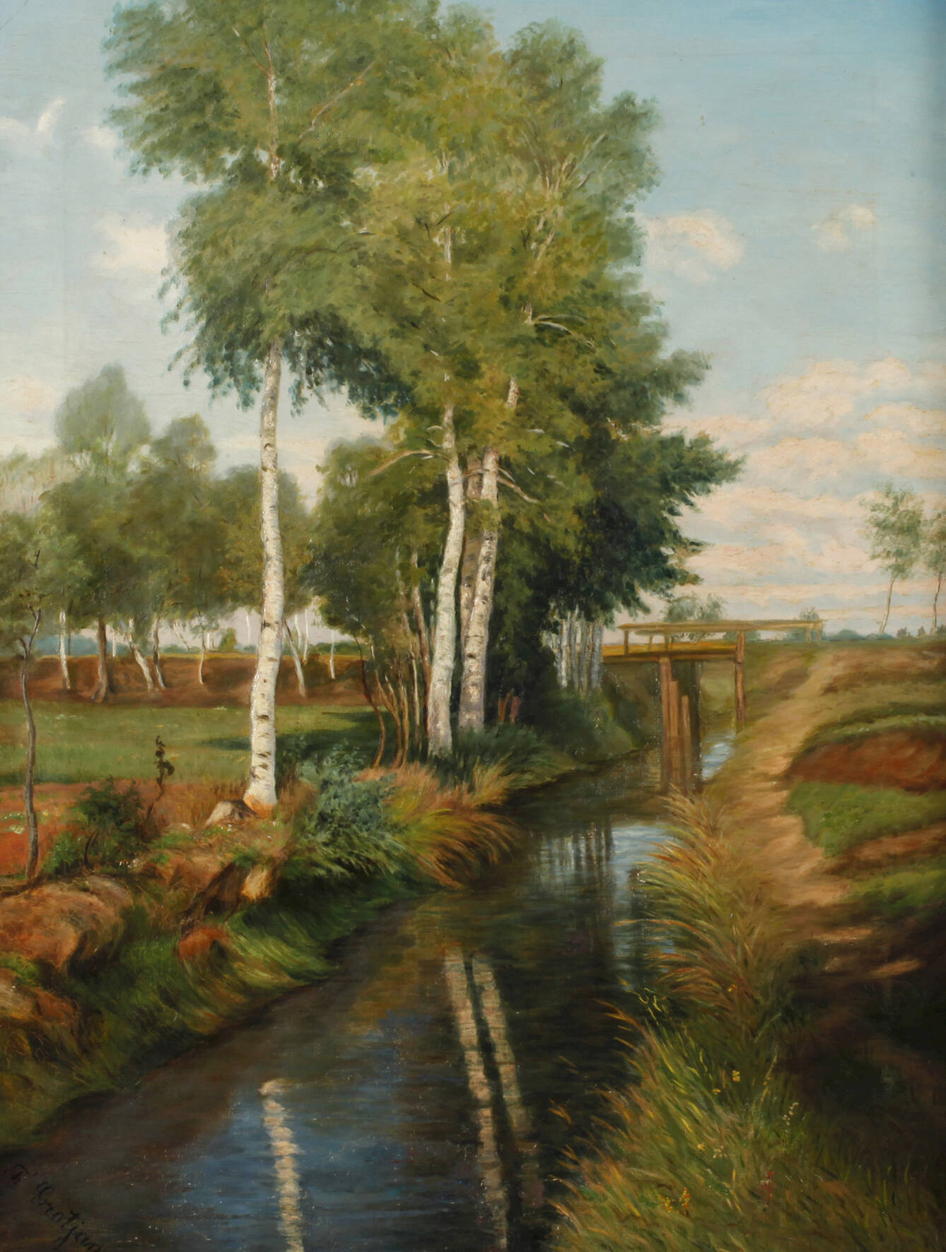 F. Grotjan, Am Kanal