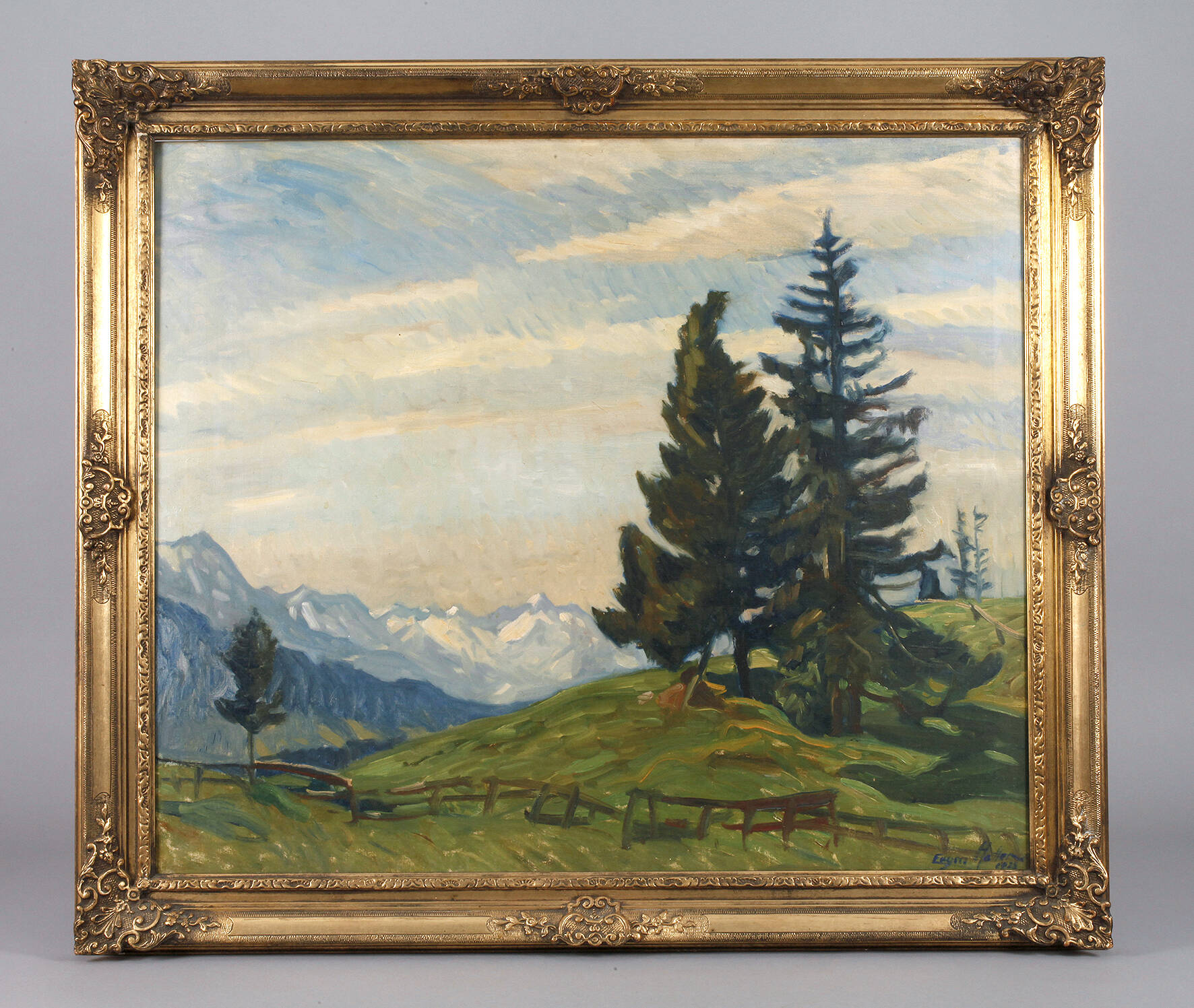 Eugen Haller, Hochgebirgslandschaft