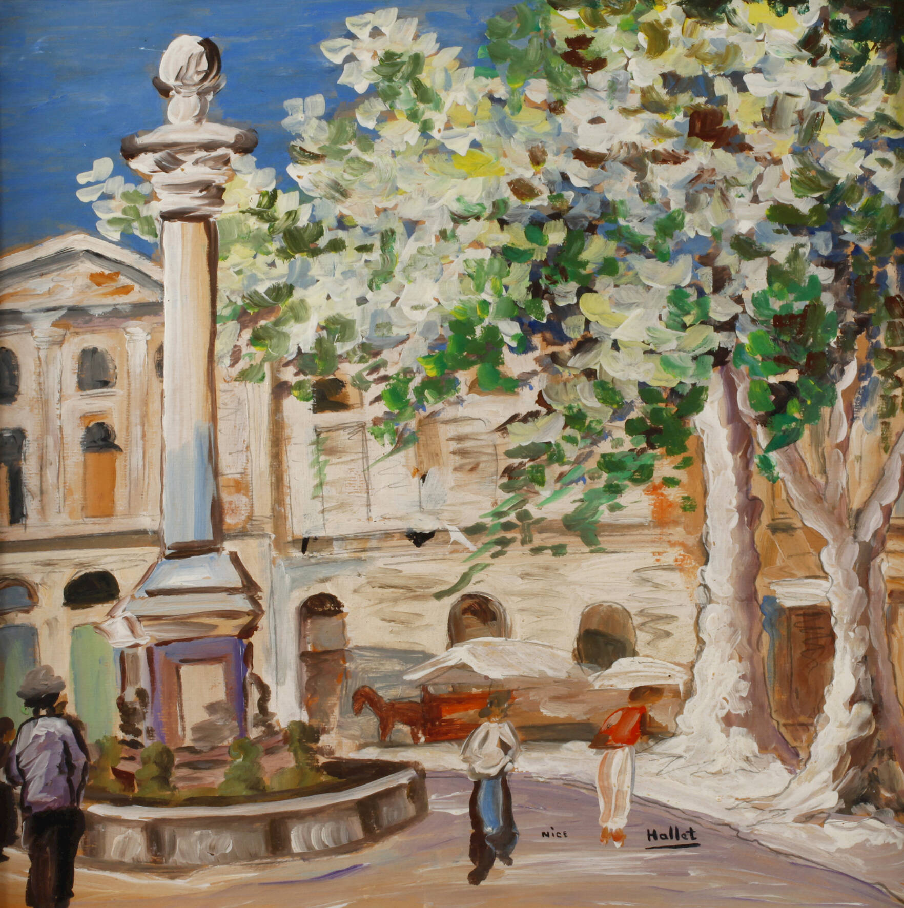 André Hallet, Nizza