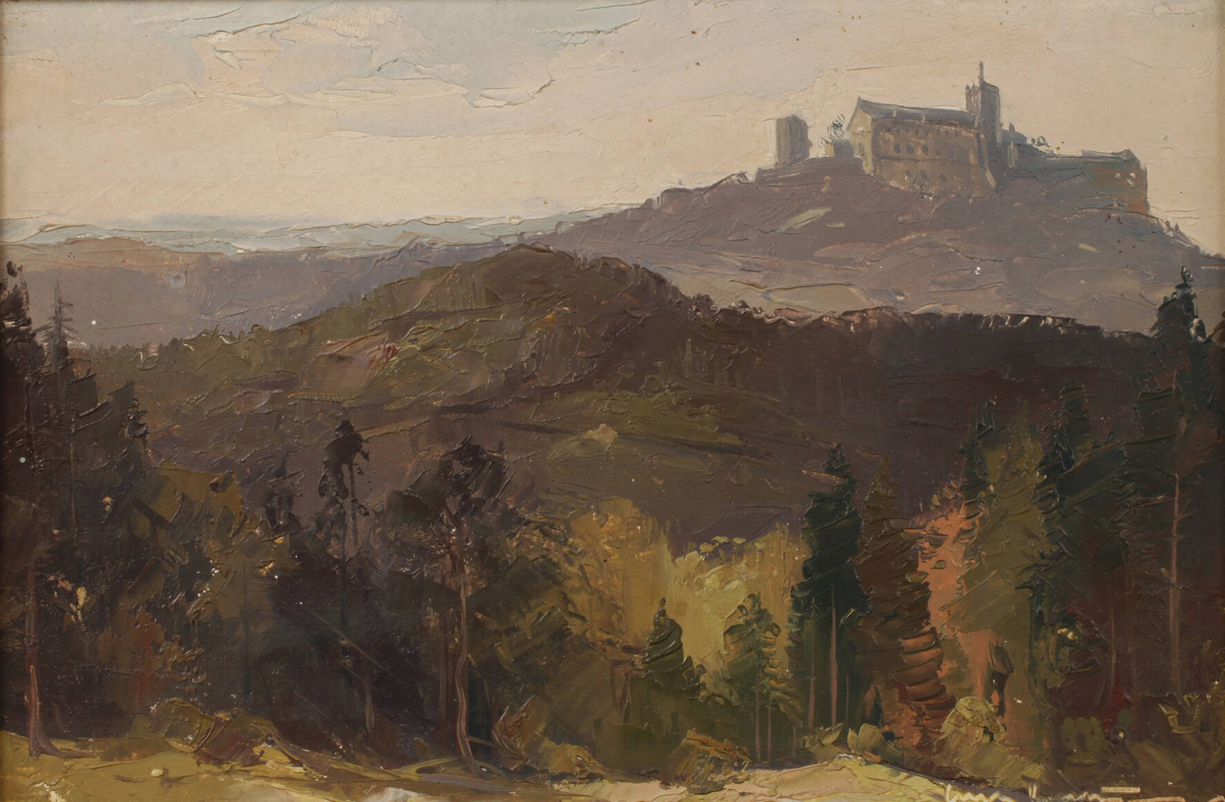 Erich Hartung, Blick zur Wartburg