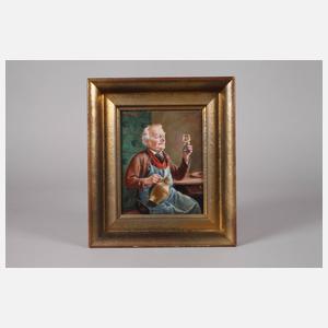 Otto Kirchner, Weintrinker in der Stube