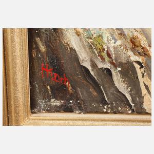 Hermann Koch, Küste auf Capri