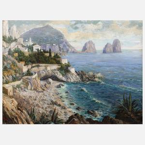 Hermann Koch, Küste auf Capri