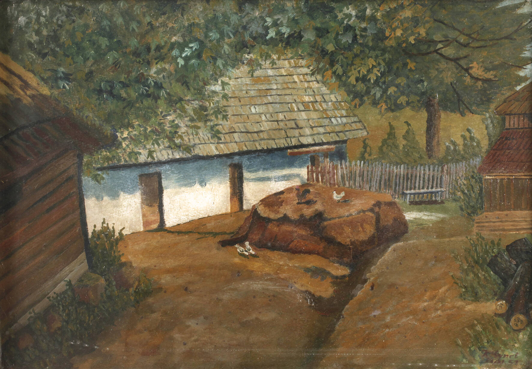 K. Kynel, Auf dem Bauernhof