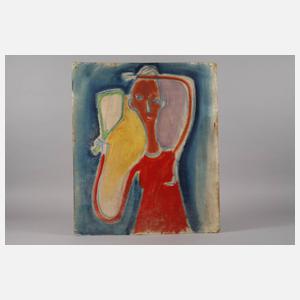 Prof. Helmut Lortz, attr., Frau mit Spiegel