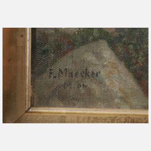 Franz Maecker, Fischer am Seeufer