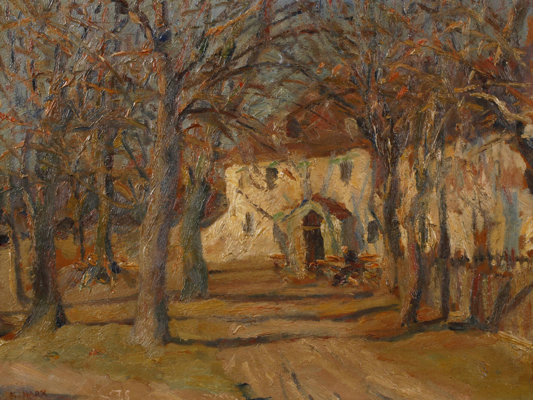 Franz Marx, "Die Georgenschwaige in Schwabing"