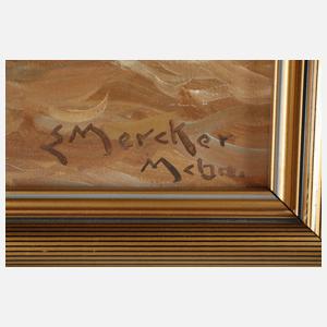 Erich Mercker, Ansicht des Hamburger Hafens