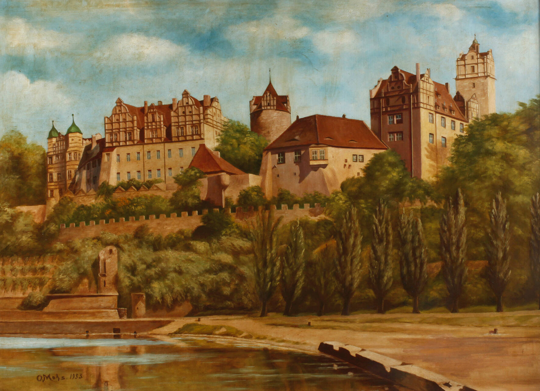 O. Mohs, Ansicht Schloss Bernburg