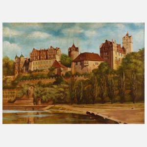 O. Mohs, Ansicht Schloss Bernburg