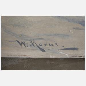 Walter Moras, Jäger im Winterwald