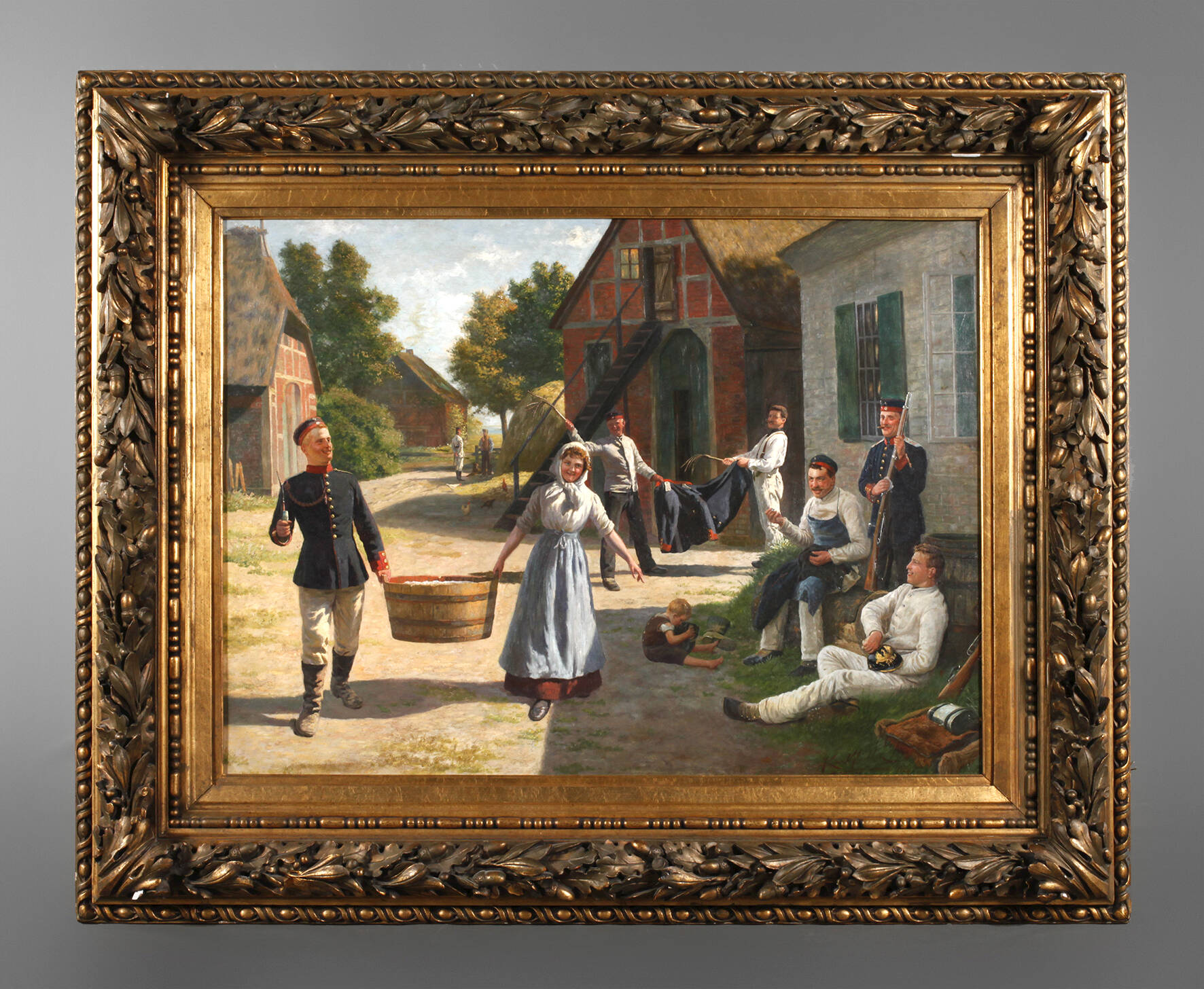 Karl Müller, genannt "Soldatenmüller", Rekrutenidyll