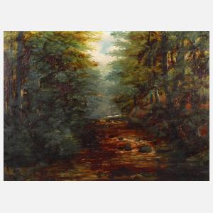 Wilhelm Pramme, Sommerlicher Bachgrund