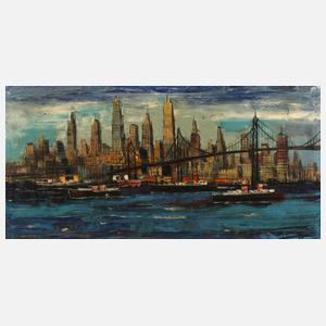 Rudolf Pusak, attr., Skyline von New York