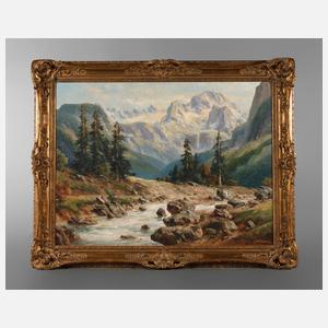 Albert Reinhardt, Blick zum Dachstein