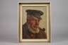 Adolf Rheinert, Portrait eines Fischers mit Pfeife