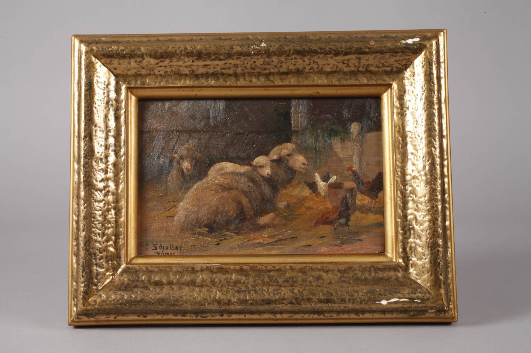 Carl Schaller, Paar Tiergemälde