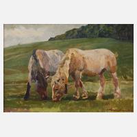 Josef Schroeder-Schönenberg, Pferde auf der Weide111