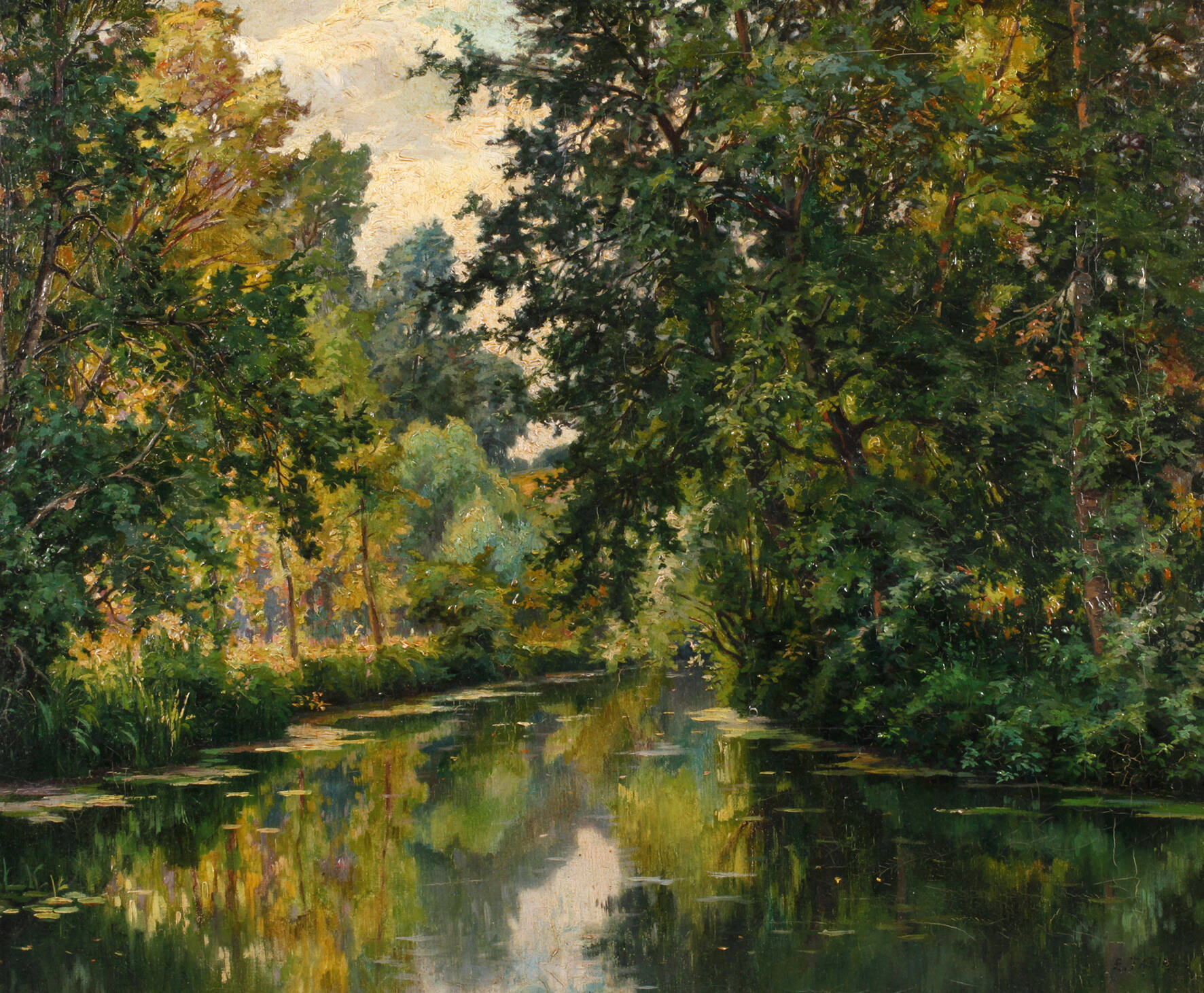Émile Tatin, Sommerlicher Flusslauf