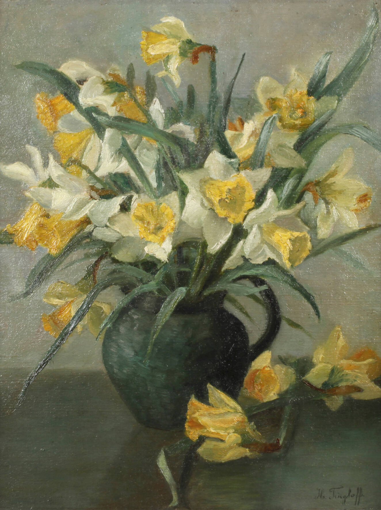 H. Trieglaff, Blühende Narzissen