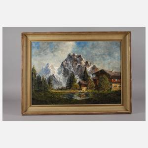 Wolfgang H. Unger, "Berghof vor Karwendelspitze"