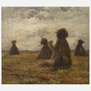 Viktor Weishaupt, attr., Erntelandschaft