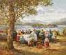 Prof. h. c. August Wendehals, "Biergarten am Chiemsee"