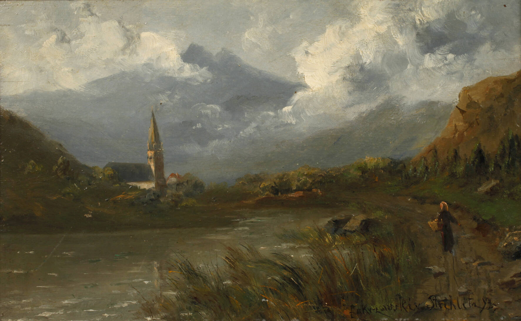 Zakrzowskiv Strihlitz, Abend am Fluss